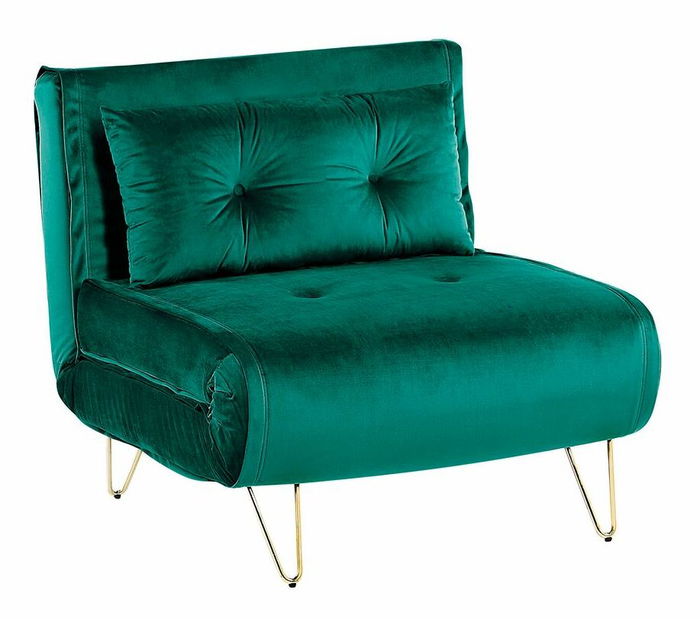 Křeslo Valentine (tmavozelená)