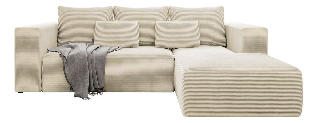 Rohová sedací souprava Zofia (kobaltová)