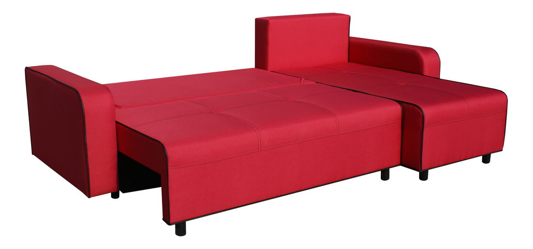 Rohová sedací souprava BRW Black 2 (P)