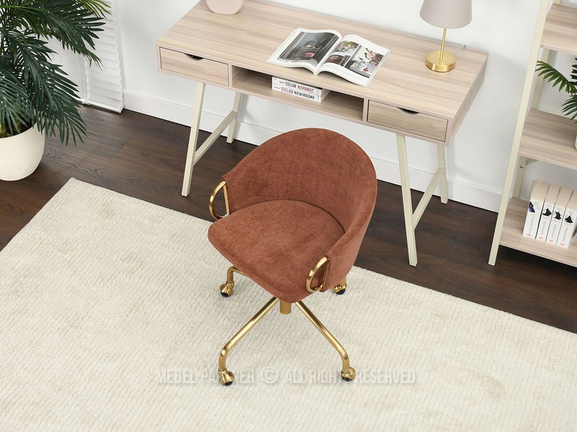 Židle Carma B (měděná + zlatá)