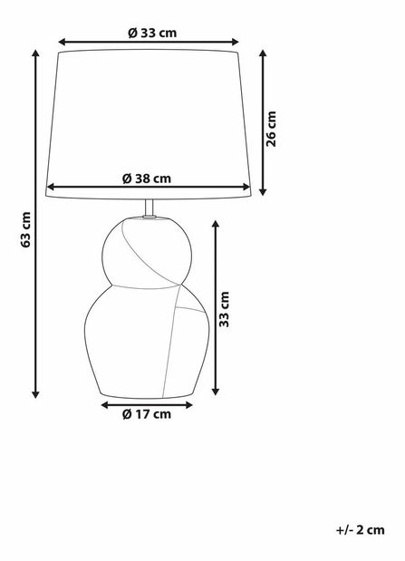 Stolní lampa Granger (černá)