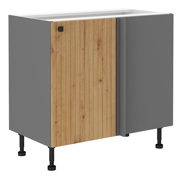 Dolní kuchyňská skříňka Avantoe 105 ND 1F BB (Dub artisan + Antracit)
