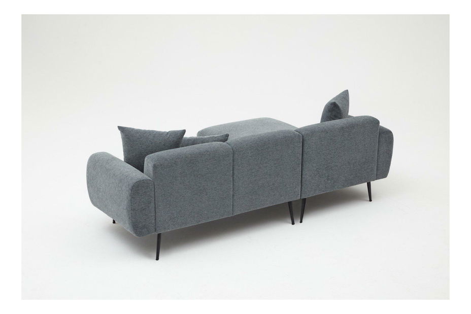 Rohová sedací souprava Slider (L) (antracit)