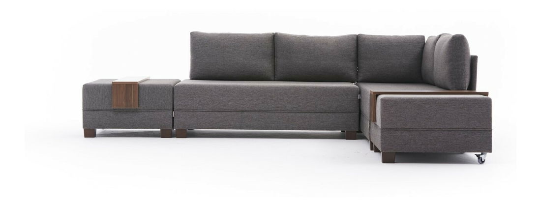 Rohová sedačka Flay 1 (hnědá) (P)