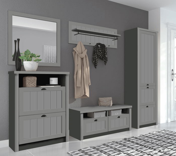 Komoda LWK Provense (šedá)