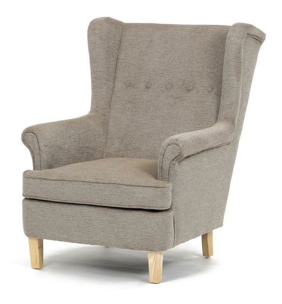 Křeslo ušák Aislante (béžová)