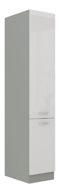 Potravinová kuchyňská skříň Pleitton (bílá)