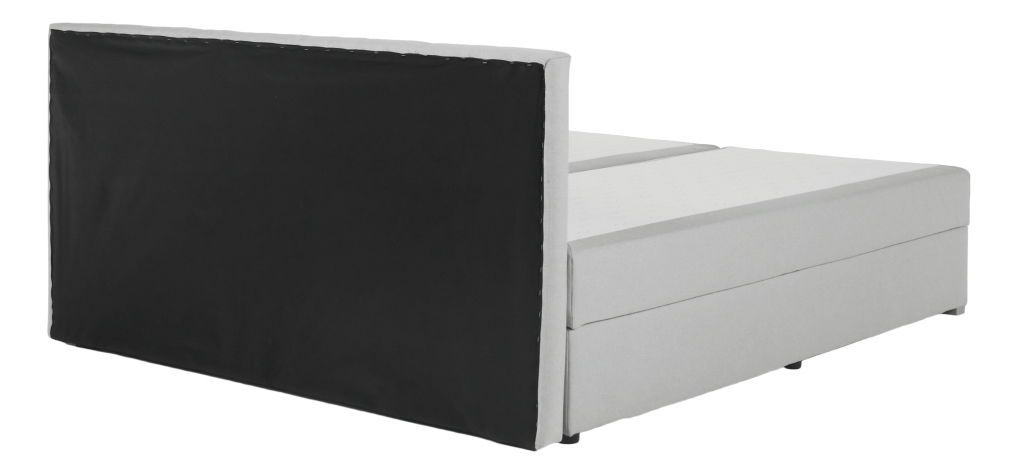 Manželská postel Boxspring 180 cm Ferrati (šedohnědá)