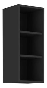 Horní kuchyňská skříňka otevřená Arikona Monzesa Sobera 30 G 72 OTW (černá)