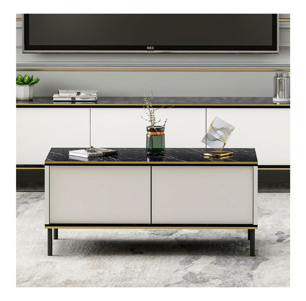 Konferenční stolek Iris (bílá)