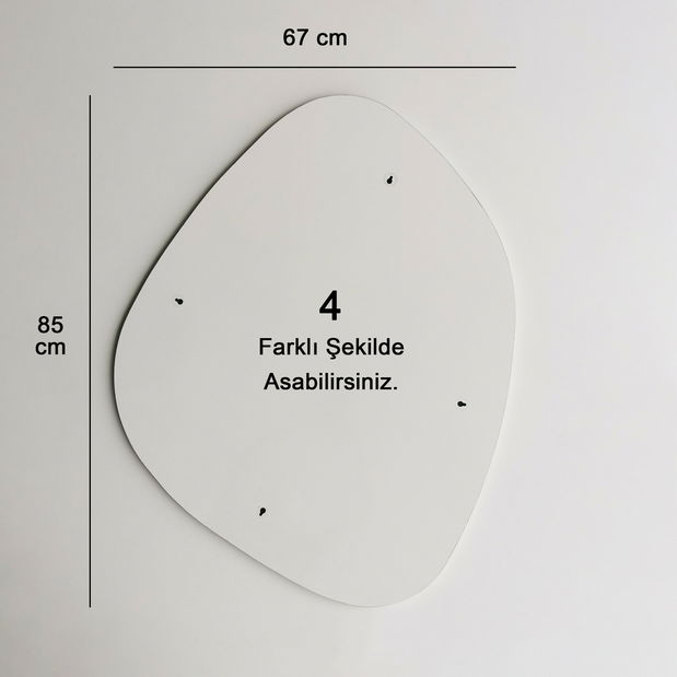 Zrcadlo Sauron (Bílá)