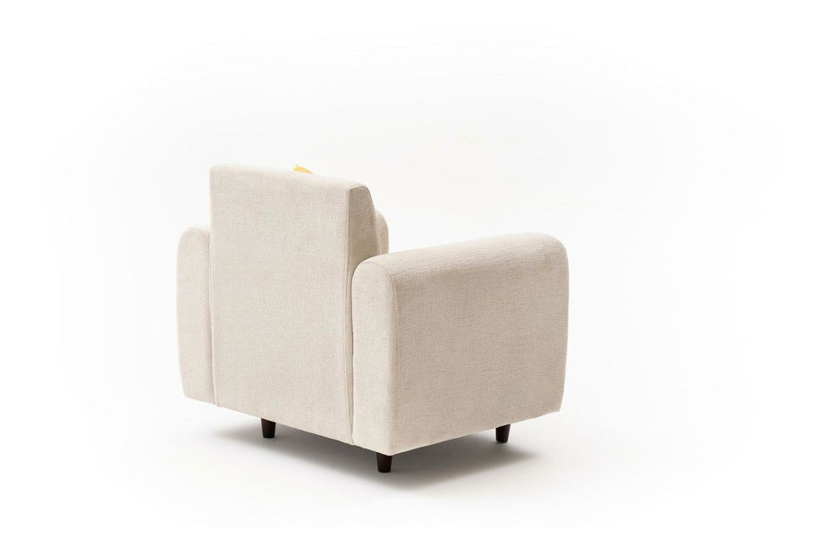 Křeslo Noyalepo C (krémová + ořech)