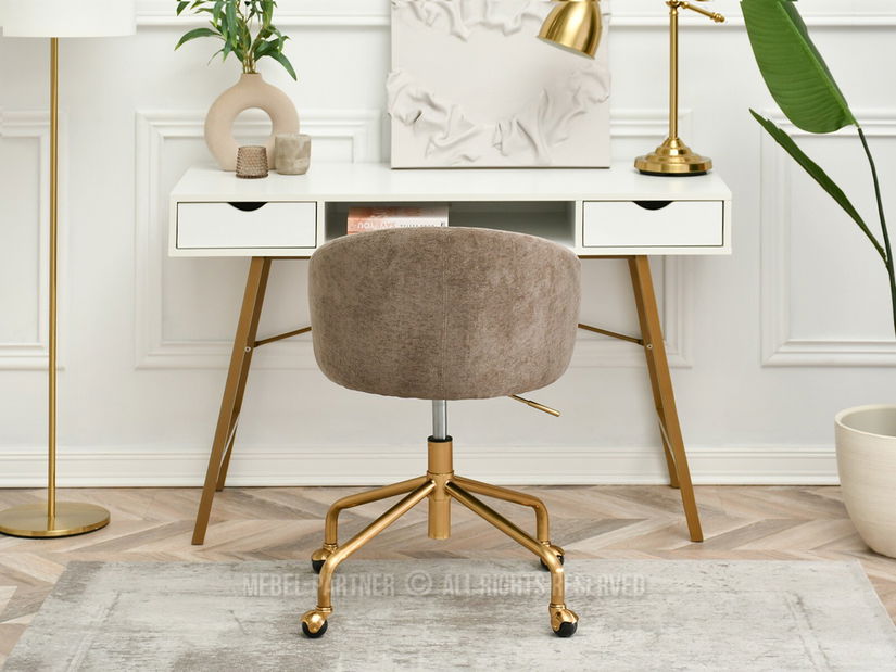 Židle Carma B (písková + zlatá)