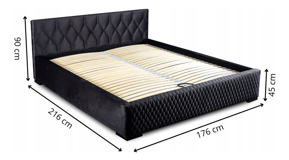 Čalouněná postel 160x200 cm Loddy