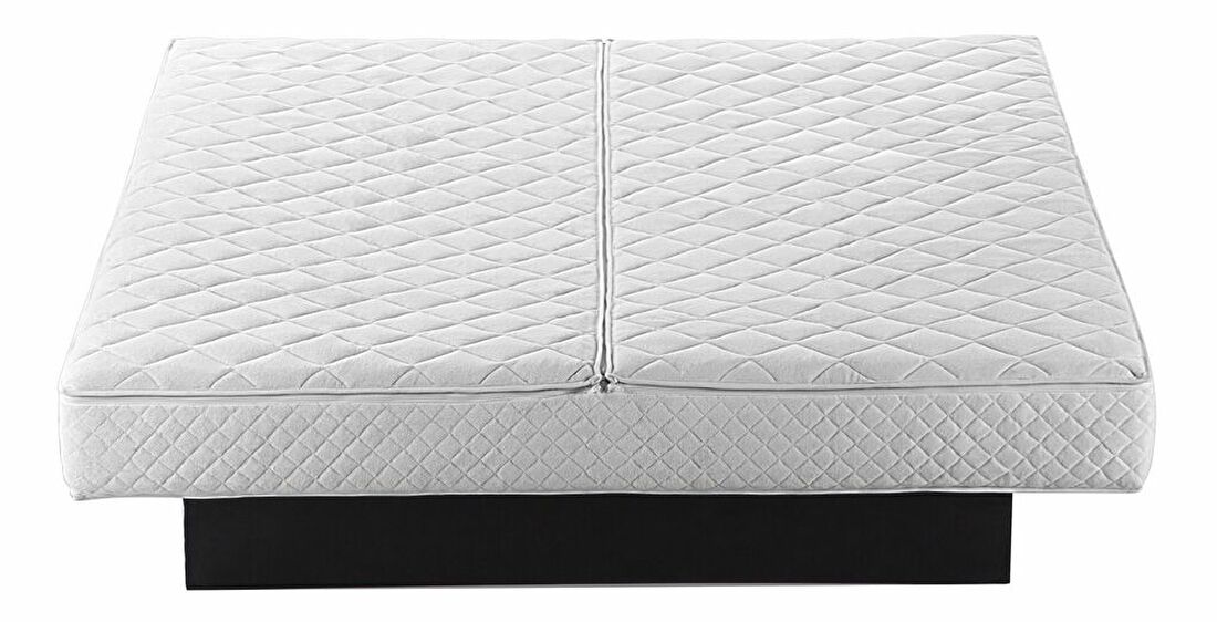 Manželská vodní postel 160 cm Vetiver (světlohnědá) (s roštem a matrací)