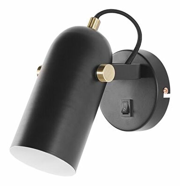 Nástěnná lampa TYRO (kov) (černá)