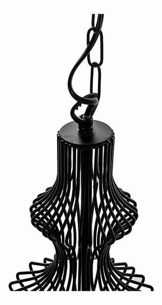 Závěsná lampa Keter (černá)