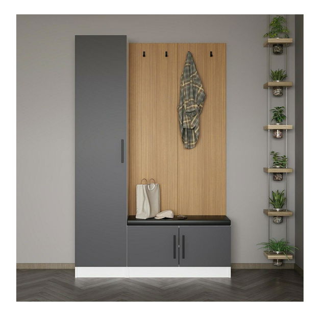 Předsíňová sestava Nemake 33 (antracit)