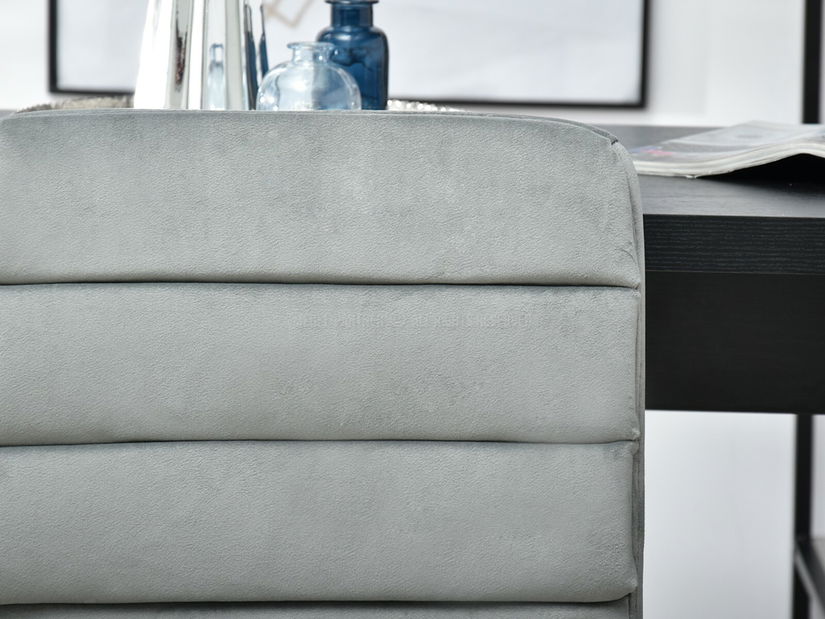 Židle Hanoi (šedá + chromová)