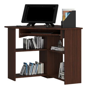Rohový PC stolek Titus (wenge)