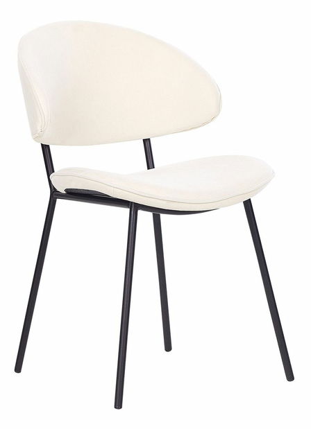 Set 2 ks jídelních židlí Kiaza (béžová)