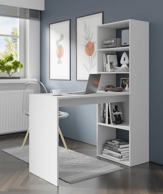 PC stolek Harman (bílá)