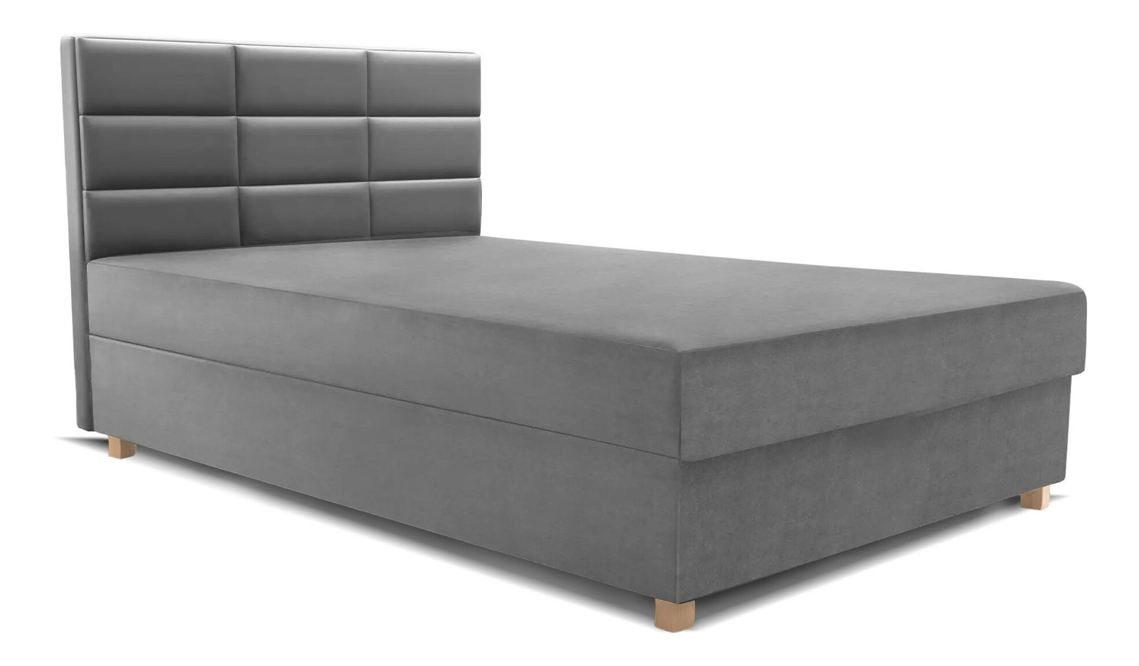 Jednolůžková postel 120 cm Picasso II (šedá) (s úl. prostorem a matrací)