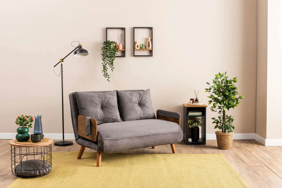 Pohovka dvousedačka Como P (šedá)