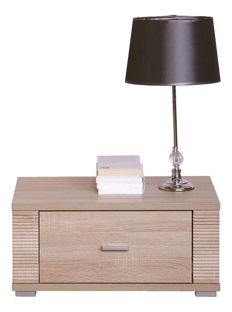 Noční stolek Gwenn 1S (dub sonoma)