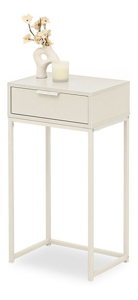 Konzolový stolek Noventa S (krémová)