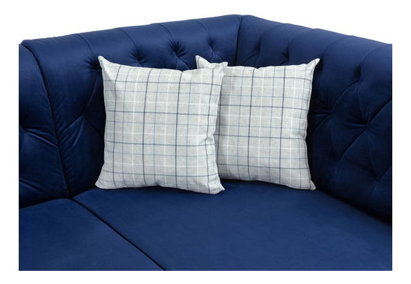 Velká sedačka do obývacího pokoje Emrys (Pravá ) (Magic Velvet 2216 + Senegal 818)