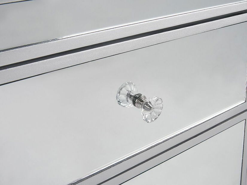 Komoda Beverly (stříbrná)