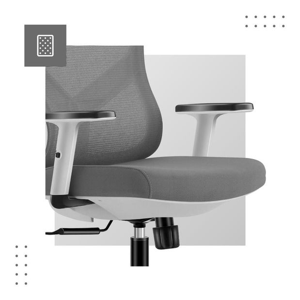 Kancelářská židle Matryx 3.3 (bílá + šedá)