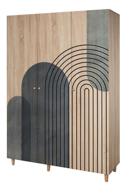 Šatní skříň Leila 973 (dub sonoma)