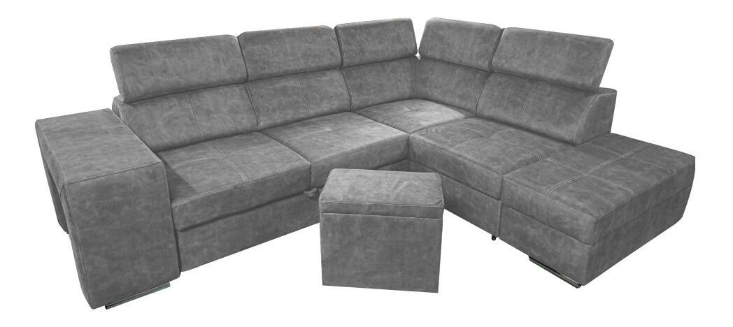 Rohová sedací souprava Maiga (šedá) (P)