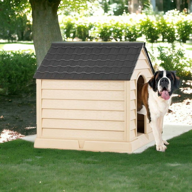 Domeček pro psa Dora (červená + černá)