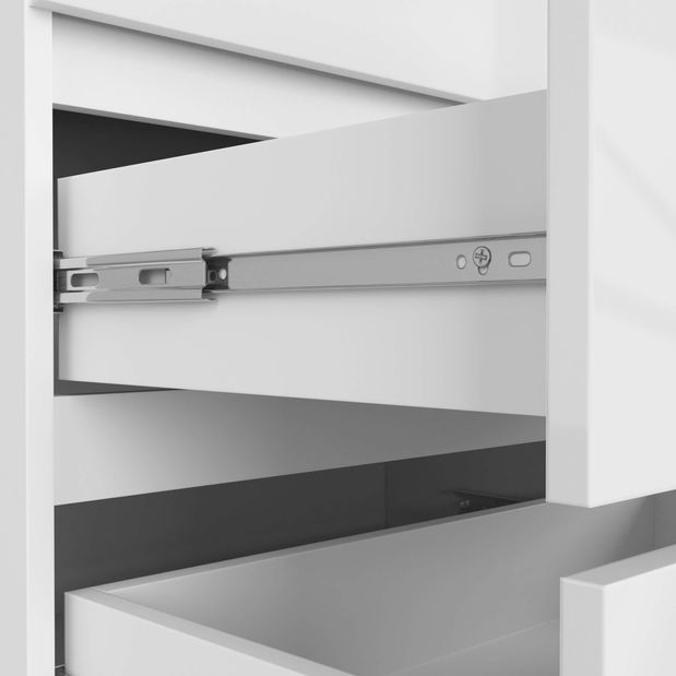 Komoda Keanu (lesk bílý)