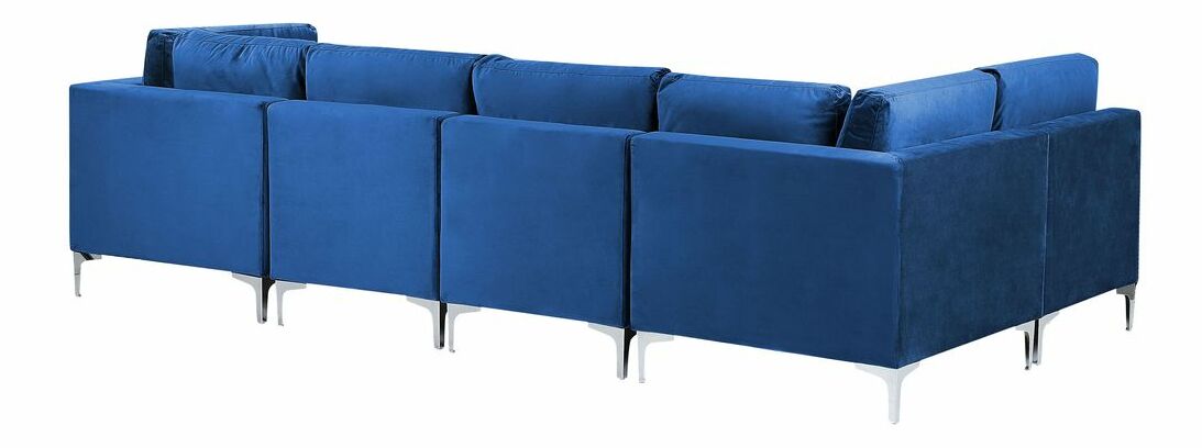 Rohová sedací souprava Eldridge (pařížská modrá) (P)