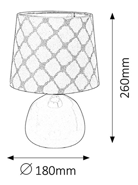 Stolní lampa Ellie 4380 (béžová)