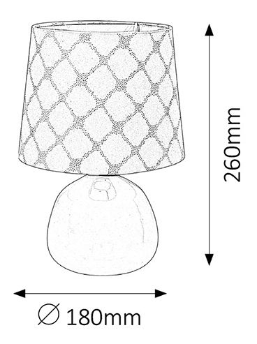 Stolní lampa Ellie 4380 (béžová)