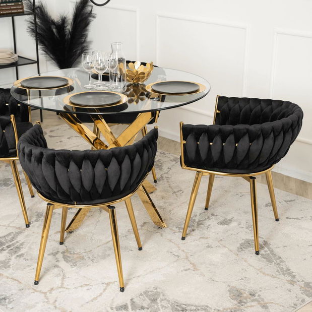 Jídelní židle Rebeldes (černá)