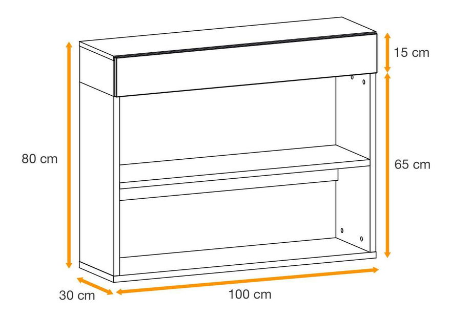 Předsíň Enderly EY4 (dub wotan + černá)