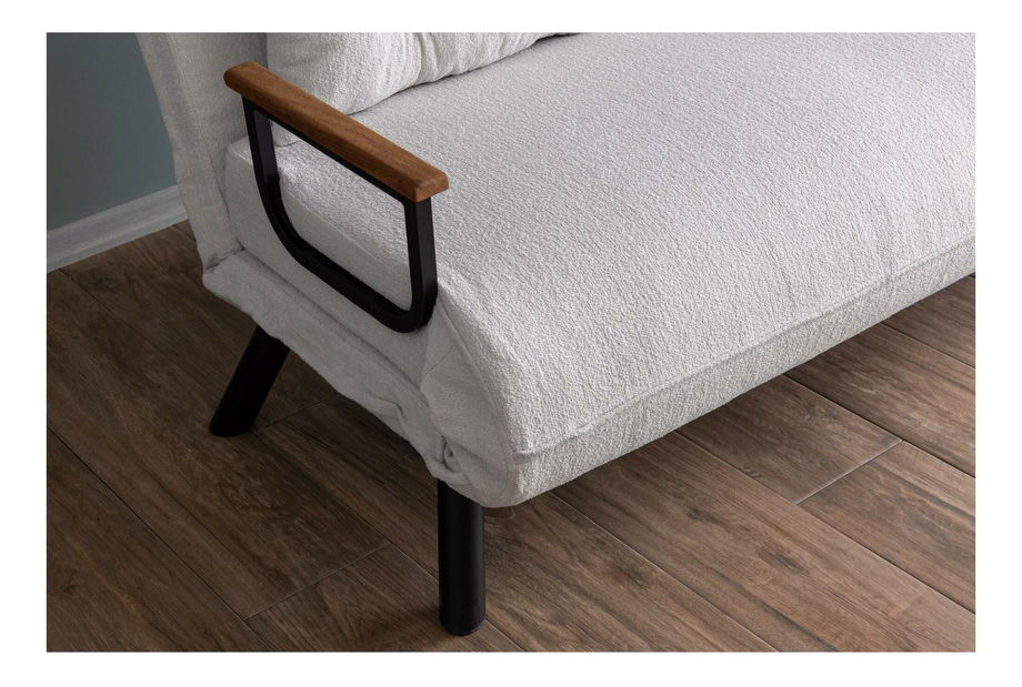 Pohovka futon Sandy (bílá)