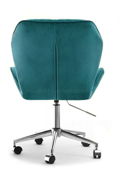 Křeslo Velma M (tyrkysová + černá)