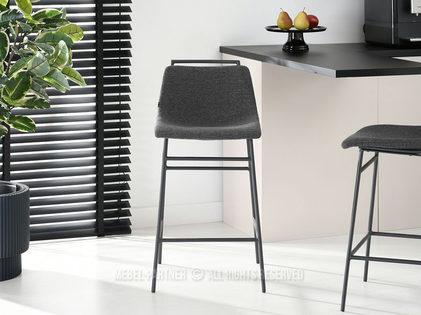 Židle Sara (tmavý grafit + černá)