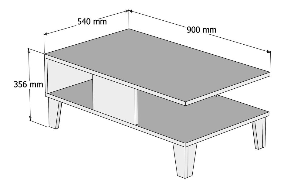 Konferenční stolek Summer (dub)