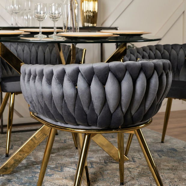 Jídelní židle Cayendo (šedá)