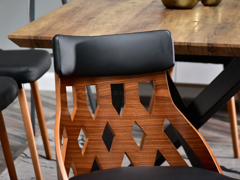 Židle Crab (ořech tmavý + ořech)