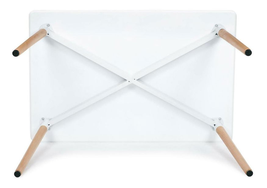 Jídelní stůl Desmochada (bílá) (pro 4 osoby)