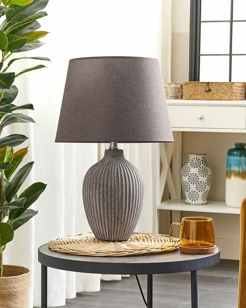 Stolní lampa Fergusson (hnědá)